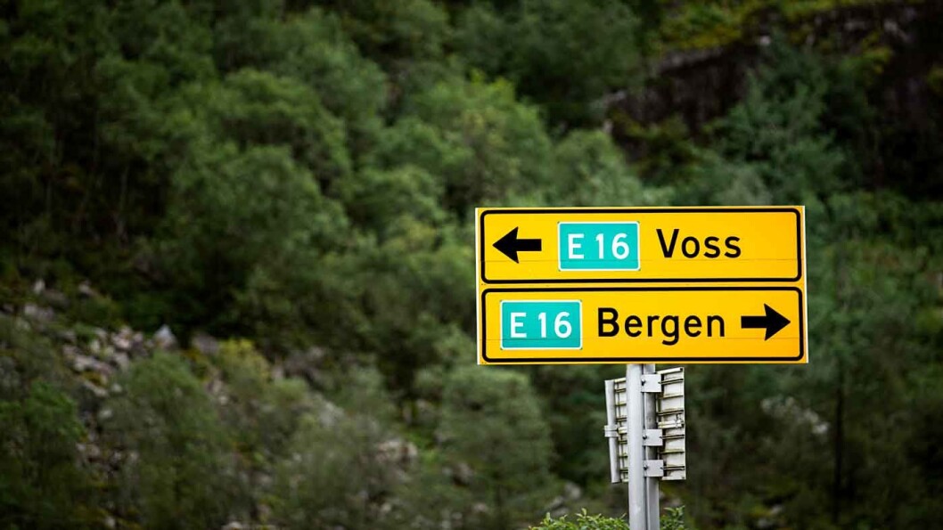 NORGES VERSTE VEI: E16 mellom Bergen og Voss er kåret til den farligste veien i landet. Foto: Benjamin Ward NORGES VERSTE VEI: E16 mellom Bergen og Voss er kåret til den farligste veien i landet. Foto: Benjamin Ward