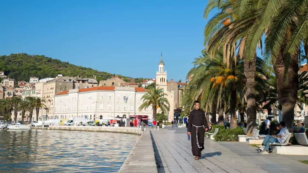 HAVNEBY: Split er en liten storby med en sjarmerende gamleby. Foto: Siv-Elin Nærø