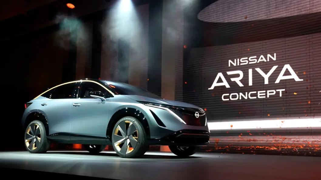 NESTE NISSAN: SUV-modellen Ariya er Nissans neste elbil. NESTE NISSAN: SUV-modellen Ariya er Nissans neste elbil.