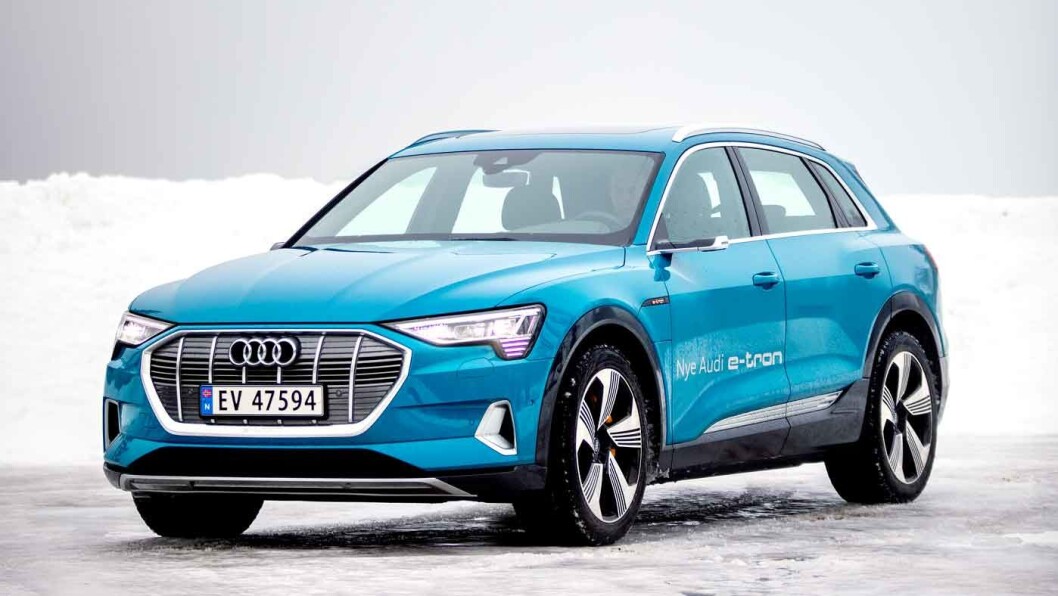 LEKREST AV ALLE: Audi e-tron tar teten blant luksus-elbilene på et par områder. Foto: Tomm W. Christiansen LEKREST AV ALLE: Audi e-tron tar teten blant luksus-elbilene på et par områder. Foto: Tomm W. Christiansen