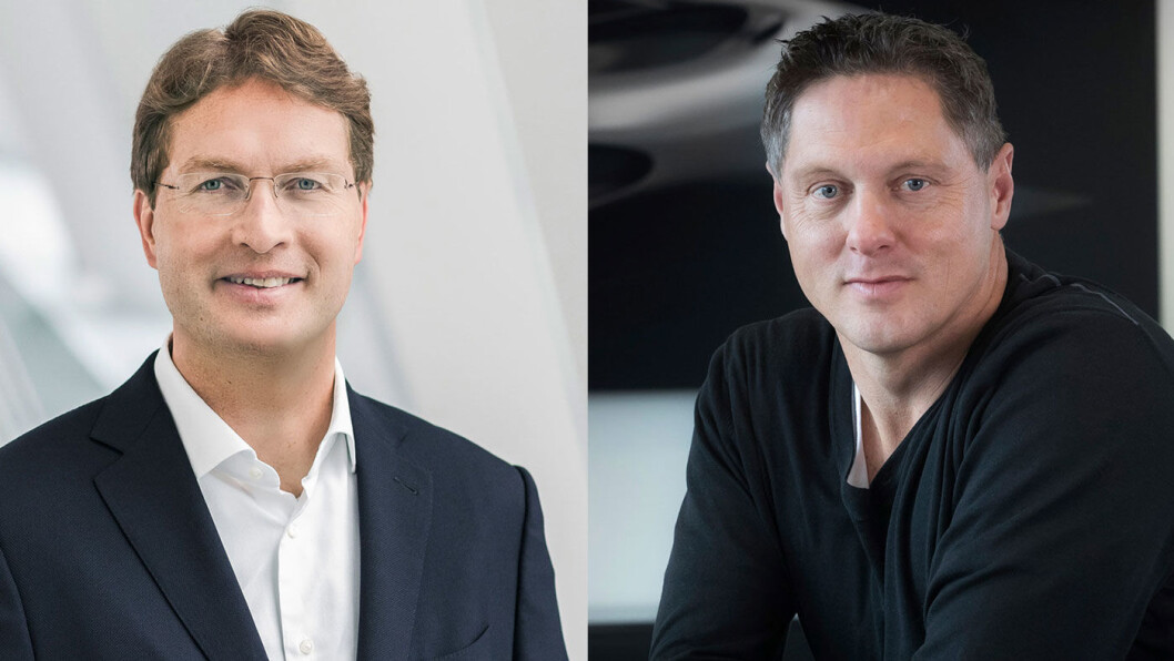MERCEDES-SJEFER: Ola Källenius og Gordon Wagener (t.h.). MERCEDES-SJEFER: Ola Källenius og Gordon Wagener (t.h.).