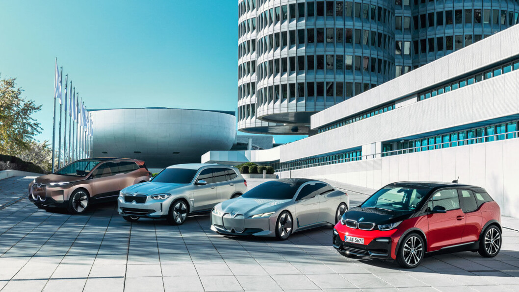 BAYERNS STOLTHET: BMW i3 (t.h.) med de tre elektriske konseptmodellene som nå er på vei mot produksjon hos BMW. BAYERNS STOLTHET: BMW i3 (t.h.) med de tre elektriske konseptmodellene som nå er på vei mot produksjon hos BMW.