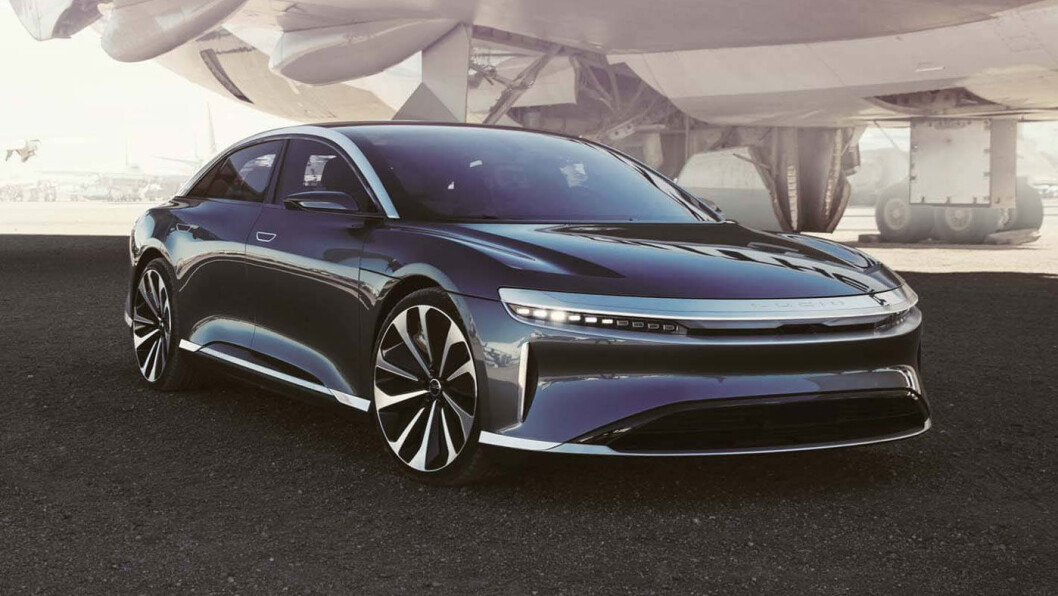 TEKNOLOGI OG LUKSUS: Lucid Air fremsto slik som prototype allerede i 2016. Det ser nå endelig ut til at produksjonsbilen kan komme i løpet av noen måneder. Foto: Lucid Motors TEKNOLOGI OG LUKSUS: Lucid Air fremsto slik som prototype allerede i 2016. Det ser nå endelig ut til at produksjonsbilen kan komme i løpet av noen måneder. Foto: Lucid Motors