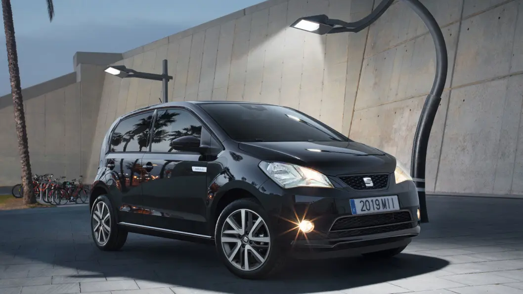 SEAT MII ELECTRIC: Batteri: 36,8 kWt. Rekkevidde 260 km. Pris fra 179.900 kroner. 4WD: Nei. Tilhengerfeste: Nei. SEAT MII ELECTRIC: Batteri: 36,8 kWt. Rekkevidde 260 km. Pris fra 179.900 kroner. 4WD: Nei. Tilhengerfeste: Nei.