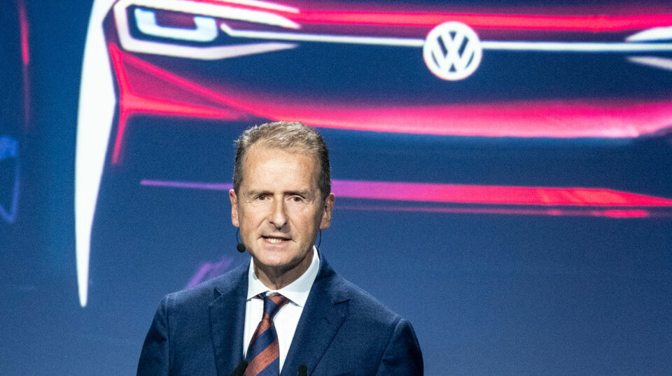 TRENGER KULL: Volkswagen-sjef Herbert Diess.