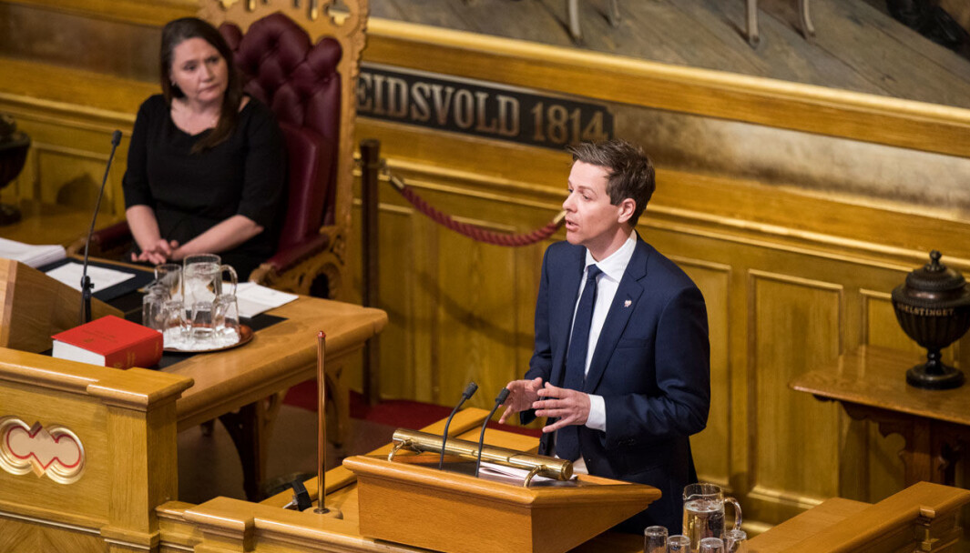 GJELDEN VOKSER: Samferdselsminister Knut Arild Hareide GJELDEN VOKSER: Samferdselsminister Knut Arild Hareide