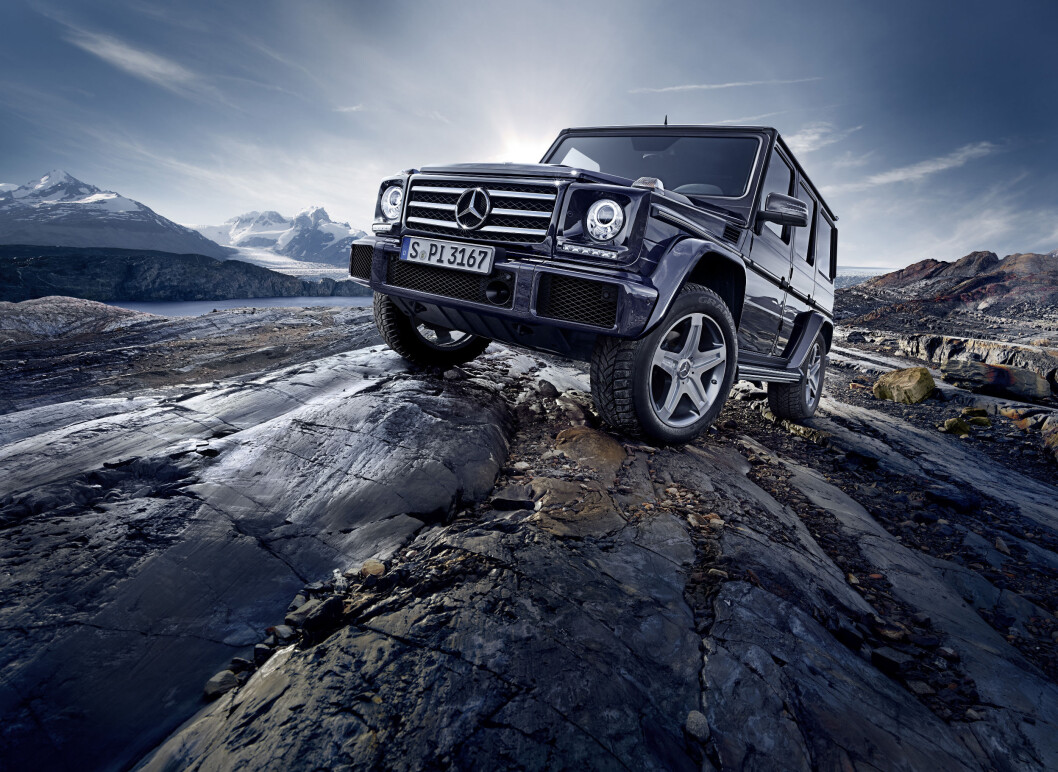 IKKE FOR BELLONA:Mercedes G-klasse AMG står neppe på listen over Bellonas neste firmabil. Den slipper ut 322 gram CO2 per kilometer. Foto: Produsenten IKKE FOR BELLONA:Mercedes G-klasse AMG står neppe på listen over Bellonas neste firmabil. Den slipper ut 322 gram CO2 per kilometer. Foto: Produsenten