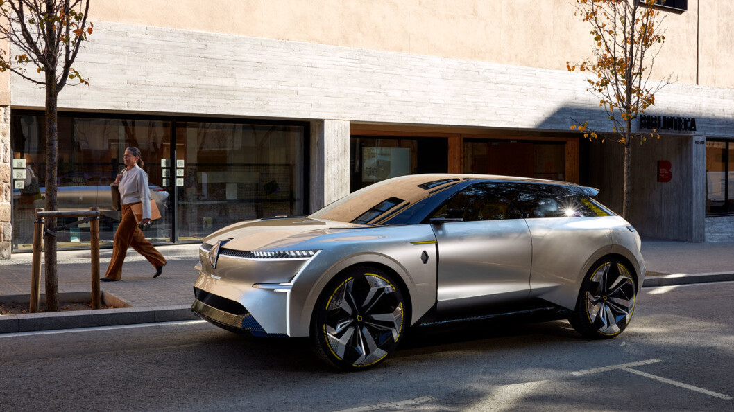 SHOWBIL: Morphoz har en rekke designelementer som er typiske for konseptbilene man ser på bilutstillinger. Dette er åpenbart ikke en bil som vil bli å se på veien. Foto: Renault SHOWBIL: Morphoz har en rekke designelementer som er typiske for konseptbilene man ser på bilutstillinger. Dette er åpenbart ikke en bil som vil bli å se på veien. Foto: Renault