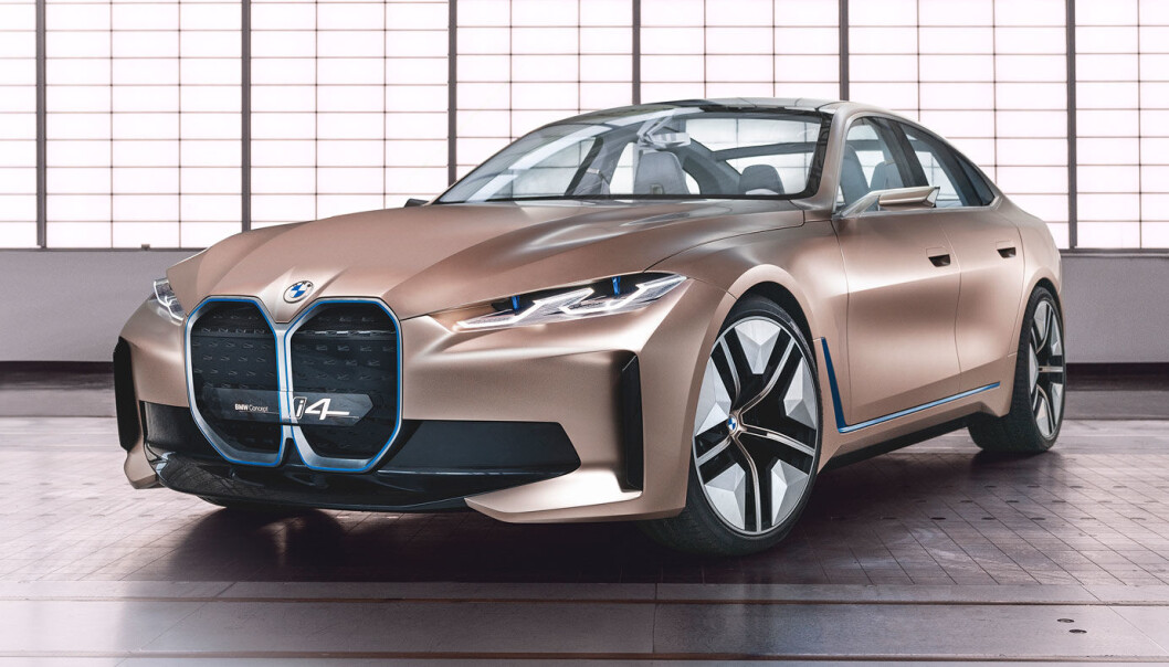 SPENNENDE: Den produksjonsklare BMW i4 vil i følge ryktene likne veldig på denne konseptmodellen. SPENNENDE: Den produksjonsklare BMW i4 vil i følge ryktene likne veldig på denne konseptmodellen.