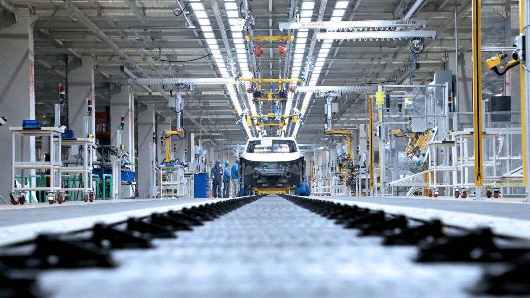 SNART I GANG IGJEN: Produksjonslinje ved en VW-fabrikk i Kina. Foto: VAG SNART I GANG IGJEN: Produksjonslinje ved en VW-fabrikk i Kina. Foto: VAG