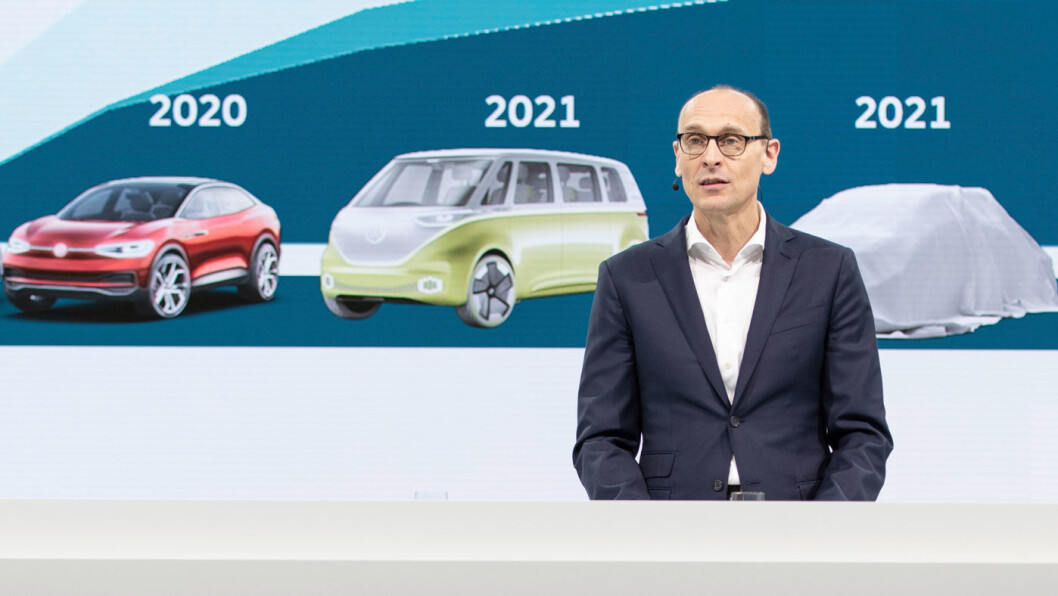 NYE MODELLER: Rolf Brandstätter (bildet) bekrefter at Volkswagen er i gang med utviklingen av ID.1 – en elektrisk mikrobil. Foto: Volkswagen AG NYE MODELLER: Rolf Brandstätter (bildet) bekrefter at Volkswagen er i gang med utviklingen av ID.1 – en elektrisk mikrobil. Foto: Volkswagen AG