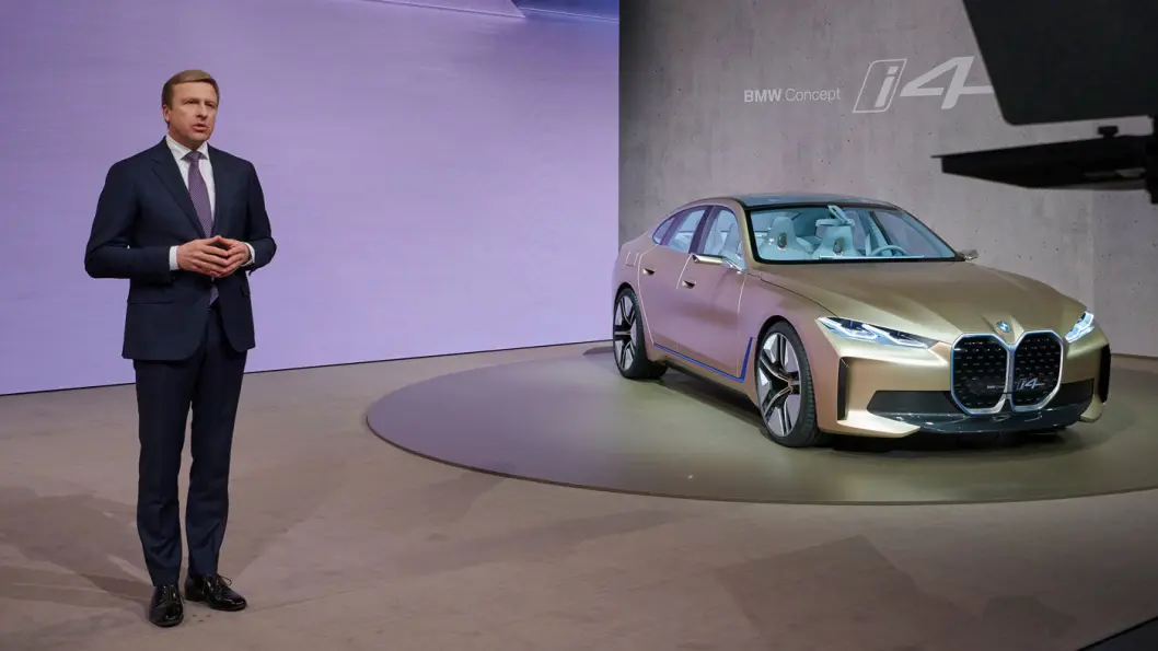 ANNONSERTE EL-FLAGGSKIP: Oliver Zipse, toppsjef i BMW, varslet denne uken at den femte elbilen fra merket blir basert på neste 7-serie. ANNONSERTE EL-FLAGGSKIP: Oliver Zipse, toppsjef i BMW, varslet denne uken at den femte elbilen fra merket blir basert på neste 7-serie.