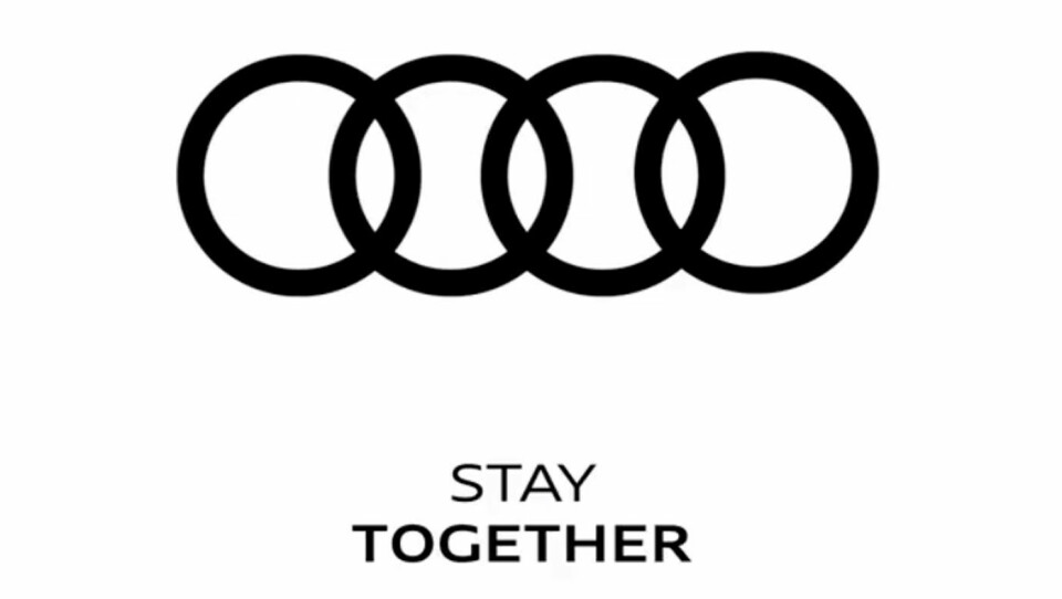 TRADISJON: De fire ringene som utgjør Audis logo.