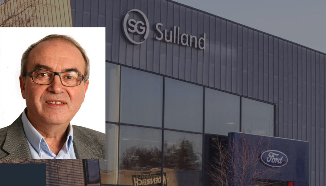 BEKYMRET: Bilforhandler-nestor Arvid Sulland tror det kan bli en stor økning i direkteimport av biler kjøpt til redusert pris i land som Tyskland og Frankrike. BEKYMRET: Bilforhandler-nestor Arvid Sulland tror det kan bli en stor økning i direkteimport av biler kjøpt til redusert pris i land som Tyskland og Frankrike.