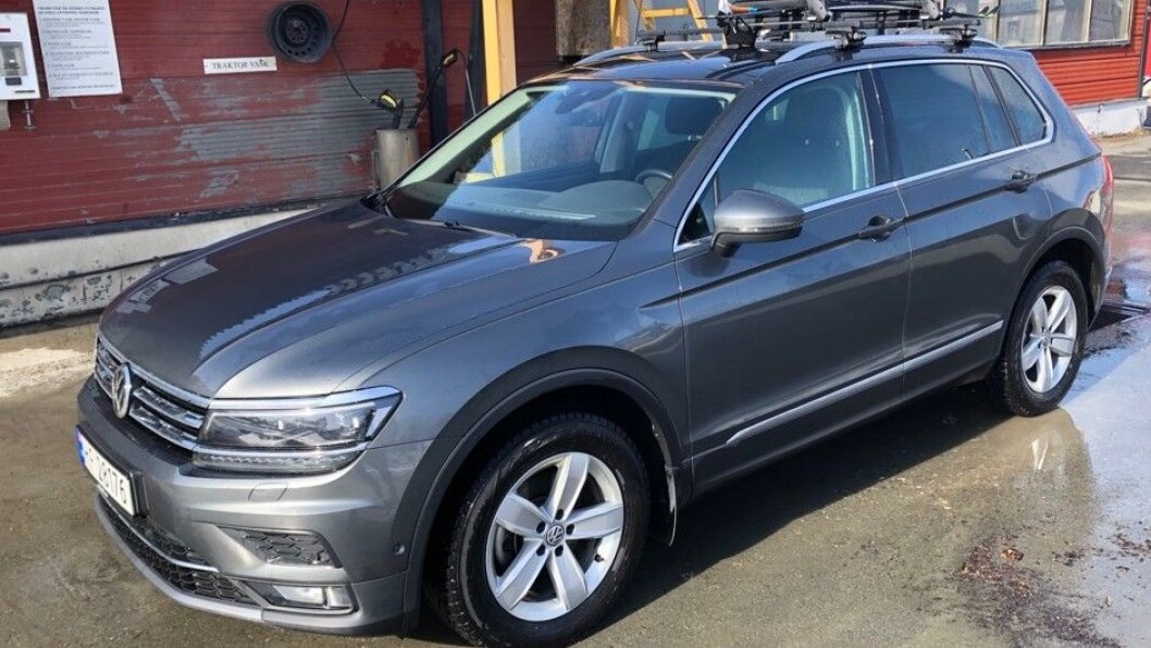 LEASET BIL: Trønderen Norvald Veland har leaset denne Volkswagen Tiguanen. Foto: Norvald Veland LEASET BIL: Trønderen Norvald Veland har leaset denne Volkswagen Tiguanen. Foto: Norvald Veland