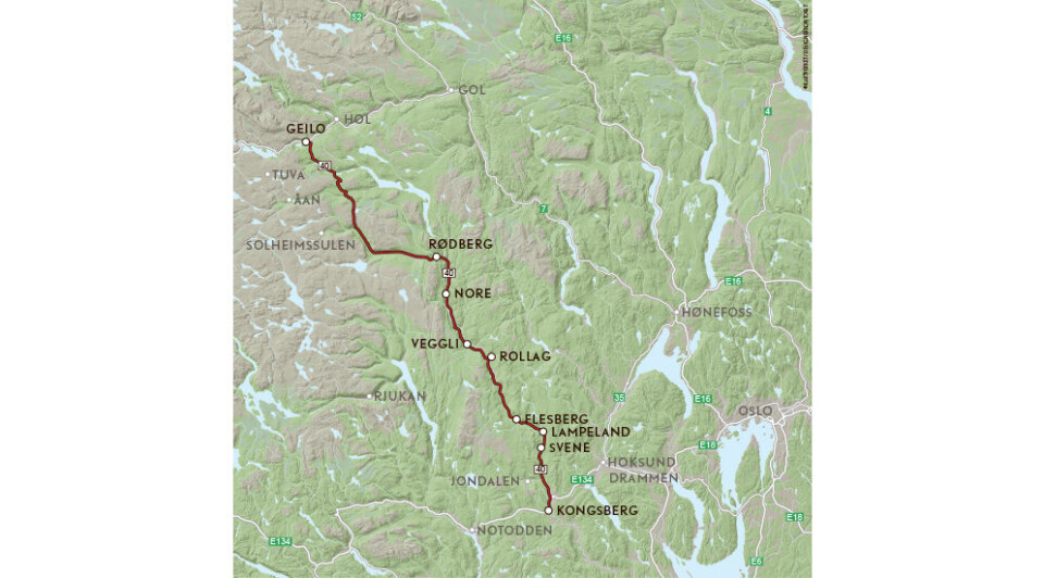 Gjennom Middelalderdalen fra Oslo til Geilo