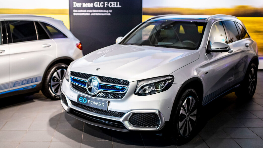 END OF STORY: Det så ut som et lovende eventyr da Mercedes lanserte sin GLC F-Cell på markedet i 2018. Nå er eventyret ute. Foto: Daimler END OF STORY: Det så ut som et lovende eventyr da Mercedes lanserte sin GLC F-Cell på markedet i 2018. Nå er eventyret ute. Foto: Daimler