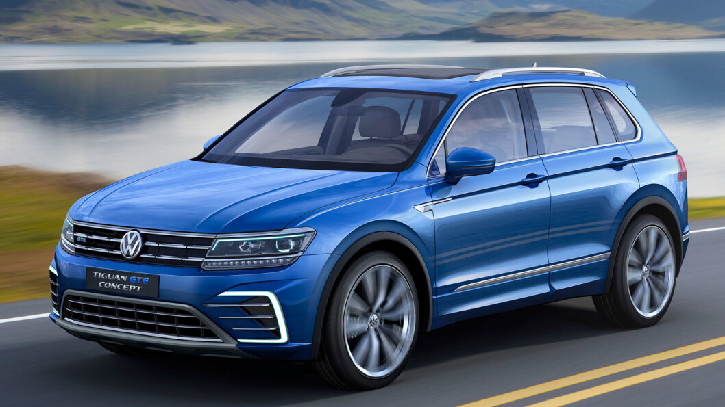 BLIR LADBAR: Volkswagens mest solgte modell globalt var Tiguan (nei, ikke Golf!) i 2019. Senere i år blir den utstyrt med batteripakke og stikkontakt, som seg hør og bør i 2020. Bildet viser Tiguan GTE som konseptbil fra 2016. Foto: Volkswagen AG BLIR LADBAR: Volkswagens mest solgte modell globalt var Tiguan (nei, ikke Golf!) i 2019. Senere i år blir den utstyrt med batteripakke og stikkontakt, som seg hør og bør i 2020. Bildet viser Tiguan GTE som konseptbil fra 2016. Foto: Volkswagen AG