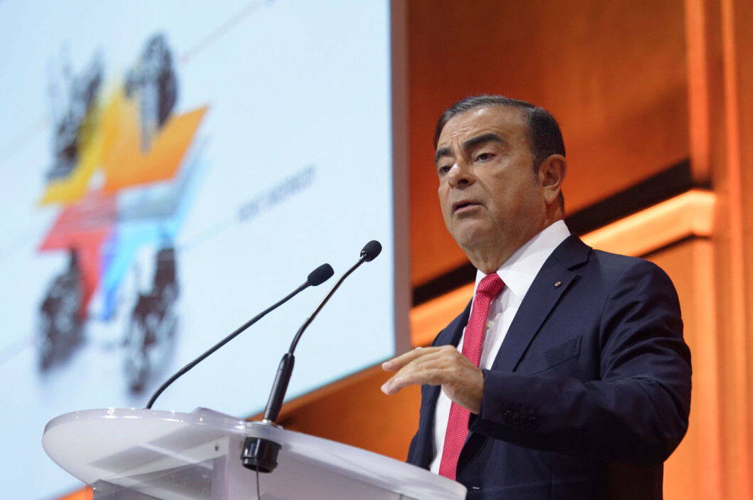 DEN GANG DA: Eks-Nissan-sjef Carlos Ghosn, nå tiltalt for økonomisk utroskap overfor Nissan i Japan, fotografert i 2017 da han la fram sin femårsplan. Nå sier han: – I 2017 hadde vi en sterk allianse med en klar visjon, solid økonomi, stabil vekst og høyt innovasjonstempo. Siden jeg ble arrestert har Nissan mistet ti milliarder dollar av sin verdi. DEN GANG DA: Eks-Nissan-sjef Carlos Ghosn, nå tiltalt for økonomisk utroskap overfor Nissan i Japan, fotografert i 2017 da han la fram sin femårsplan. Nå sier han: – I 2017 hadde vi en sterk allianse med en klar visjon, solid økonomi, stabil vekst og høyt innovasjonstempo. Siden jeg ble arrestert har Nissan mistet ti milliarder dollar av sin verdi.