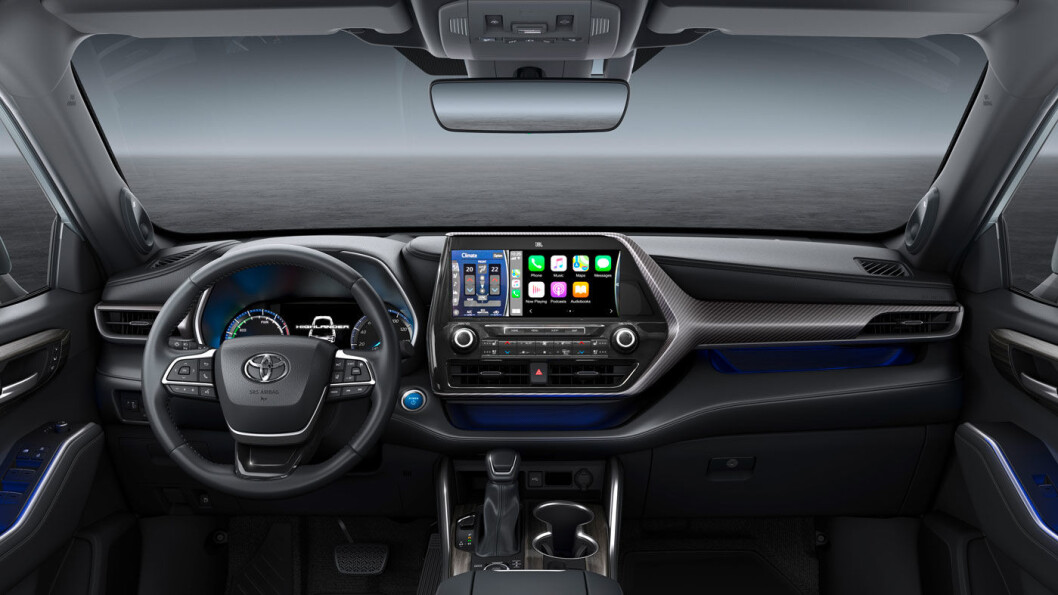 VELKJENT: Førermiljøet i Highlander fremstår med relativt konservativ og klassisk Toyota-design. VELKJENT: Førermiljøet i Highlander fremstår med relativt konservativ og klassisk Toyota-design.