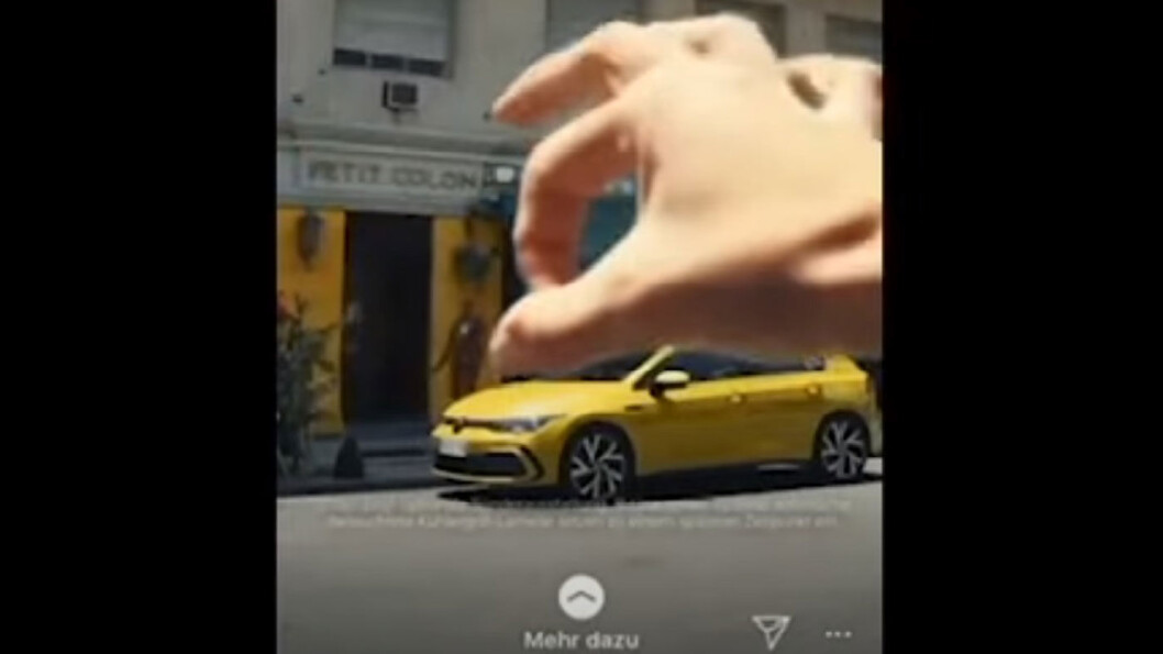 HAR SKAPT BØLGER: Reklamevideoen for VW Golf 8 er rasistisk, innrømmer ledelsen selv. Den ble trukket tilbake, men skaden var skjedd. Foto: Skjermdump av video HAR SKAPT BØLGER: Reklamevideoen for VW Golf 8 er rasistisk, innrømmer ledelsen selv. Den ble trukket tilbake, men skaden var skjedd. Foto: Skjermdump av video