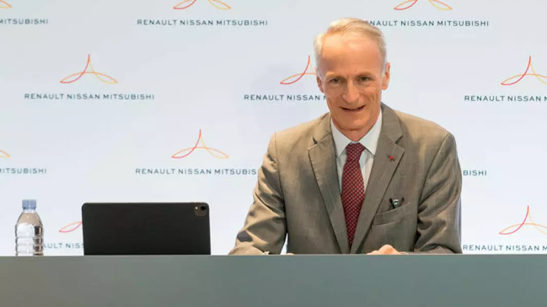 LEDER ELBILTRIO: Jean-Dominique Senard er styreleder i Renault-Nissan-Mitsubishi-alliansen.