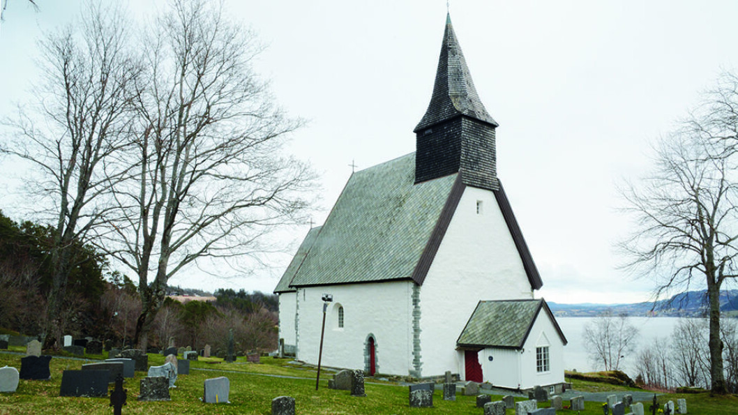 MIDDELALDERKIRKE: Byneset kirke ble viet til helgenen St.Mikael og ble innviet ca. 1180. Foto: Per Roger Lauritzen MIDDELALDERKIRKE: Byneset kirke ble viet til helgenen St.Mikael og ble innviet ca. 1180. Foto: Per Roger Lauritzen