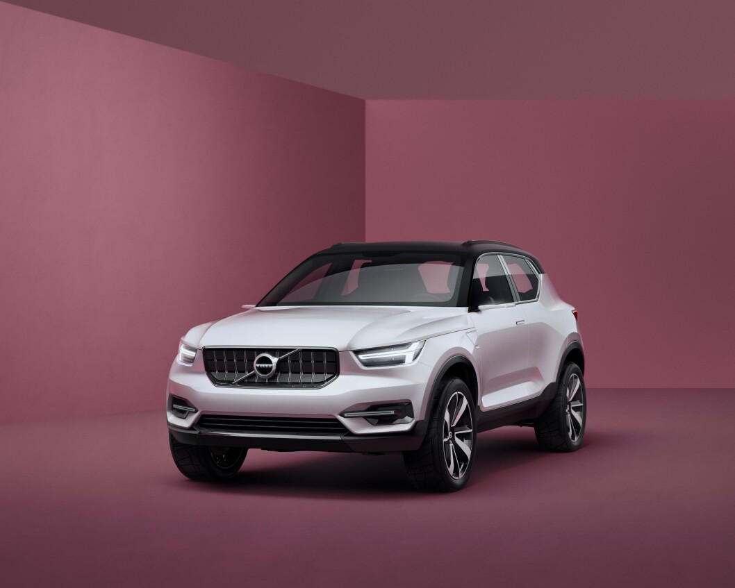 LITEN SUV: Volvos nye småbil-serie består blant annet av en liten SUV. Den første bilen kommer i 2017. Foto: Volvo LITEN SUV: Volvos nye småbil-serie består blant annet av en liten SUV. Den første bilen kommer i 2017. Foto: Volvo