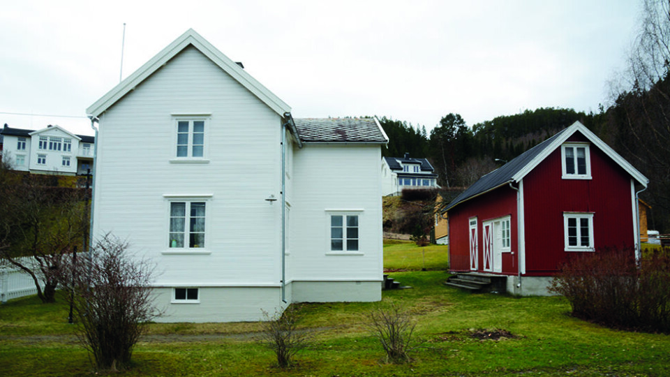 FRA HUSMANNSPLASS TIL STATSMINISTERBOLIG: Johan Nygaardsvold Muséum i Hommelvik sentrum. Foto: Malvik kommune