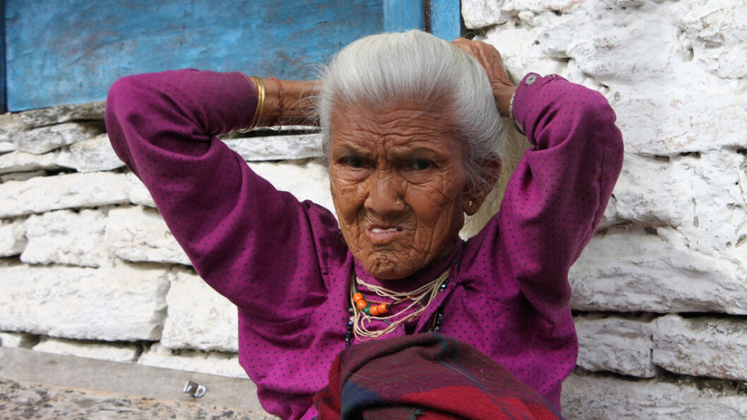 FJELLFOLK: Det bor over 27 millioner mennesker i Nepal. De fleste er av tibetansk-mongolsk eller nord-indisk herkomst. Foto: Explore Travel FJELLFOLK: Det bor over 27 millioner mennesker i Nepal. De fleste er av tibetansk-mongolsk eller nord-indisk herkomst. Foto: Explore Travel
