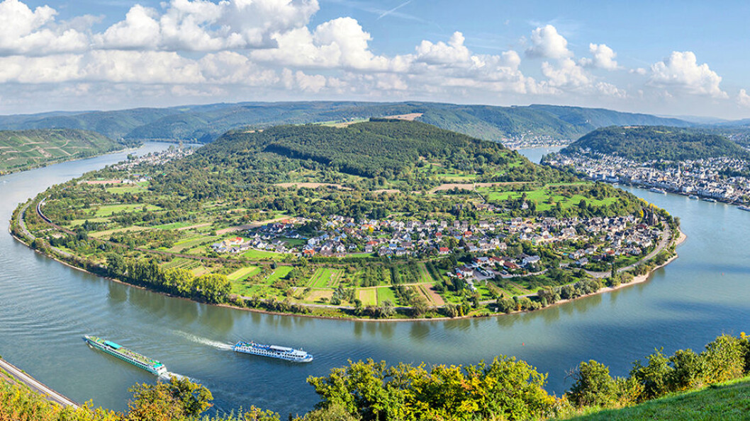 OMKRANSET AV RHINEN: Byen Boppard ligger akkurat der Rhinen gjør en kraftig sving. Området står på UNESCOs verdensarvliste. Foto: Shutterstock OMKRANSET AV RHINEN: Byen Boppard ligger akkurat der Rhinen gjør en kraftig sving. Området står på UNESCOs verdensarvliste. Foto: Shutterstock