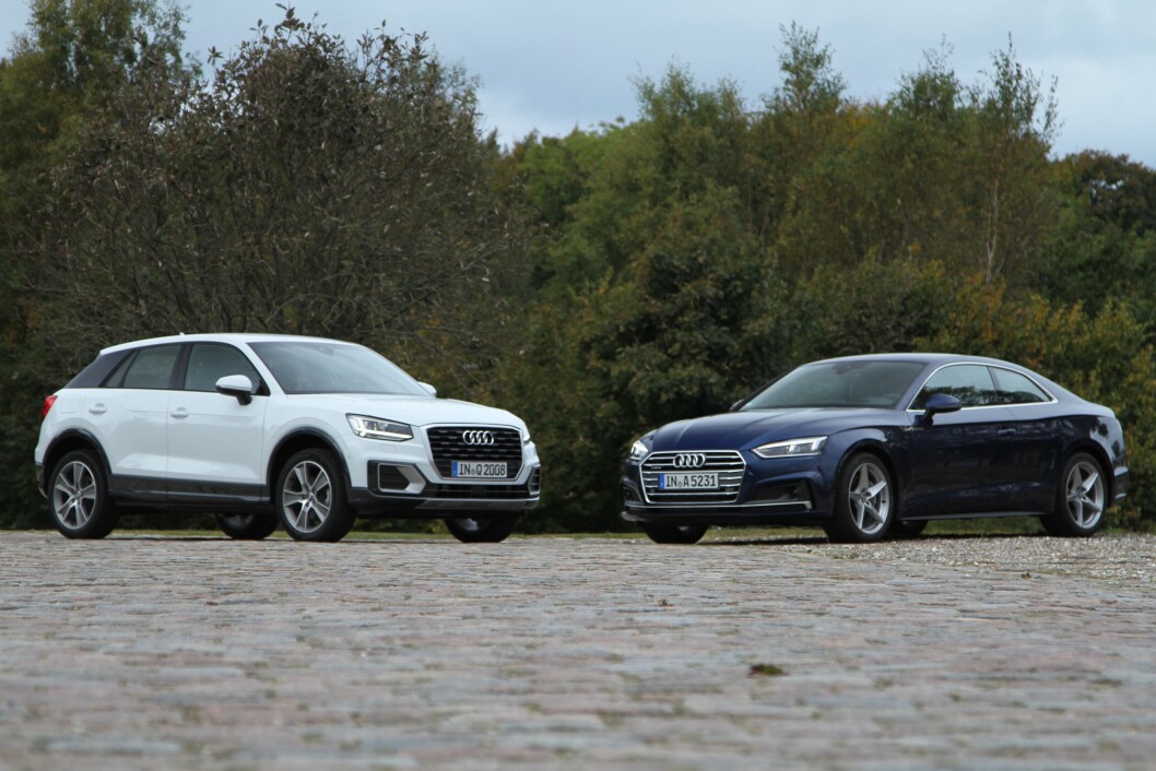 NYTT PÅ NYTT: Q2 og A5 er høstens store nyheter fra Audi. Foto: Rune Korsvoll NYTT PÅ NYTT: Q2 og A5 er høstens store nyheter fra Audi. Foto: Rune Korsvoll