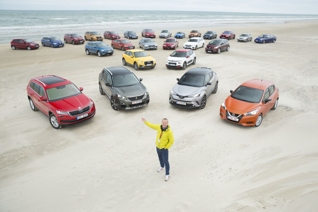 FINALISTER: Car of the Year-kandidatene ble testet i en uke i Danmark i oktober, før de sju finalistene nå er stemt fram. Motors Rune Korsvoll er norsk medlem av den europeiske juryen. Foto: Simon Hamelius FINALISTER: Car of the Year-kandidatene ble testet i en uke i Danmark i oktober, før de sju finalistene nå er stemt fram. Motors Rune Korsvoll er norsk medlem av den europeiske juryen. Foto: Simon Hamelius