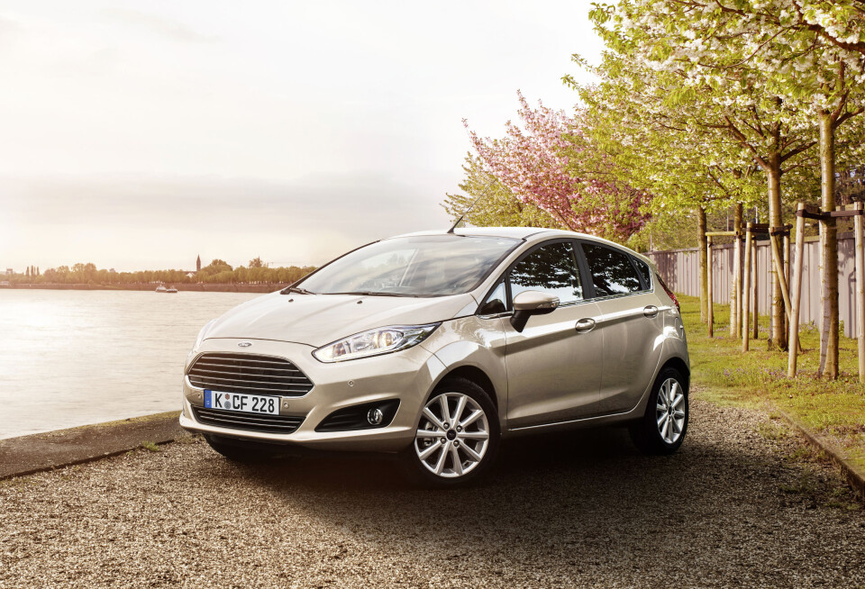 STØRRE: Nye Ford Fiesta blir større og har ny teknologi som vi ikke har sett i små biler tidligere. Foto: Ford