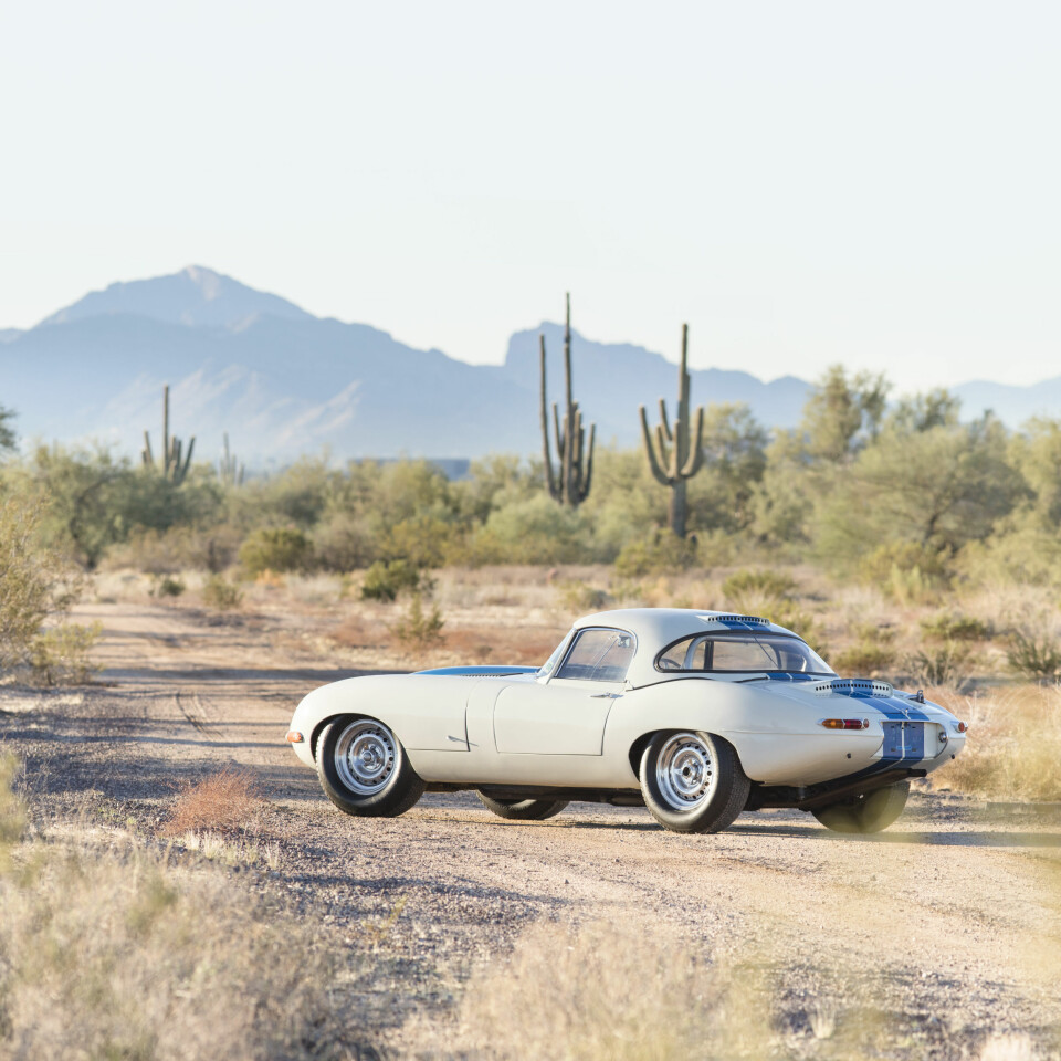 REKORD: Med en prius på over 62 millioner kroner er dette den dyreste Jaguaren nyere enn 1960 modell. Foto: Bonhams