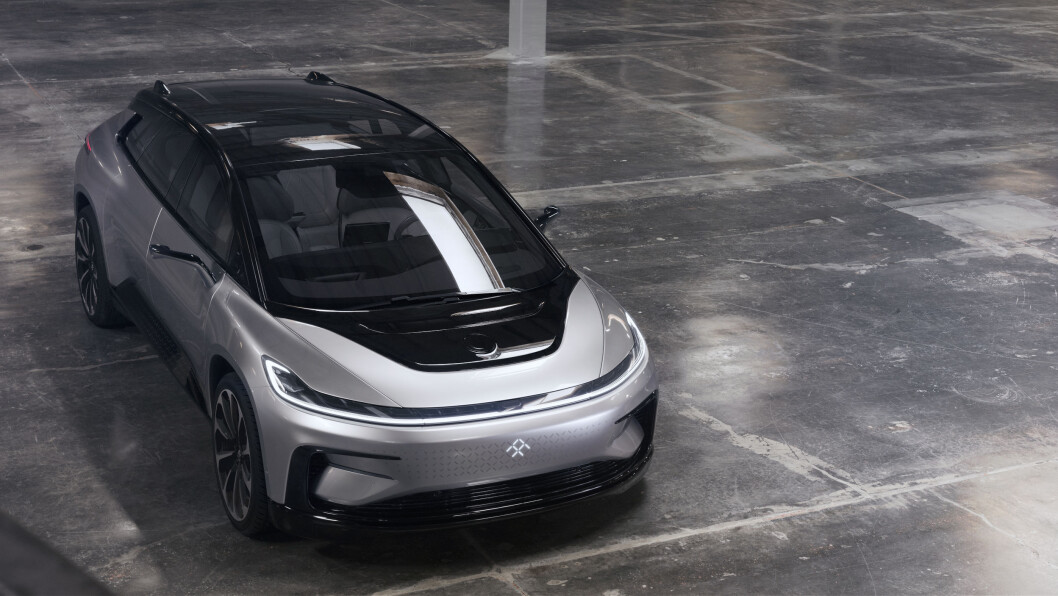 KJAPP: Går fra null til 100 omtrent like raskt som du sier «Faraday Future modell FF91». KJAPP: Går fra null til 100 omtrent like raskt som du sier «Faraday Future modell FF91».