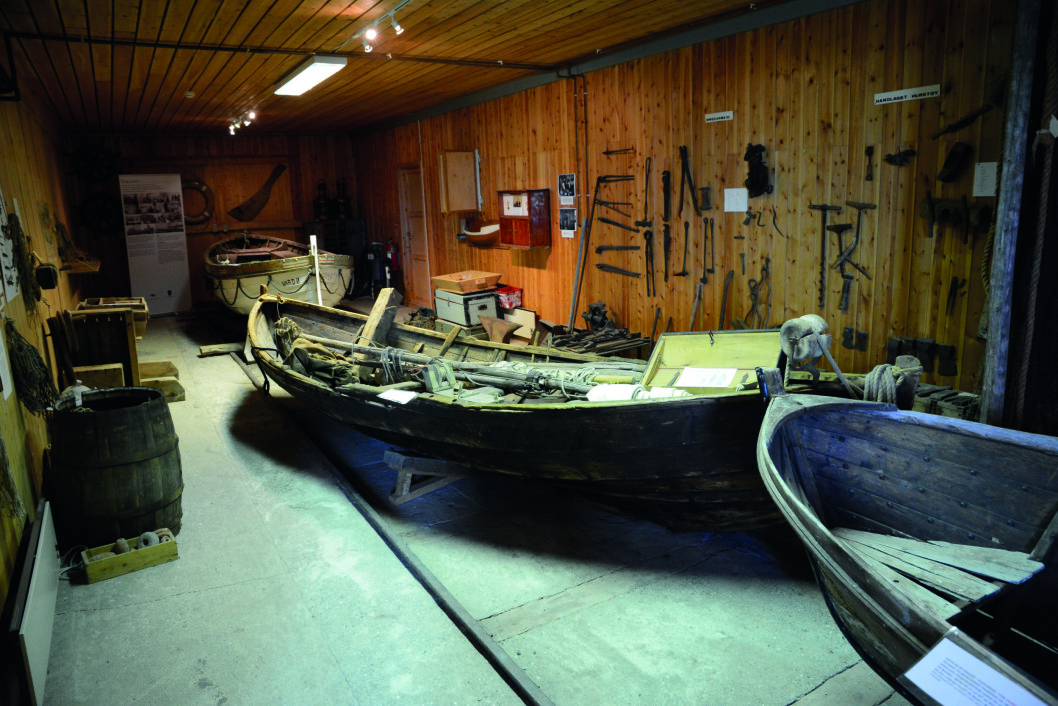 STOLT HISTORIE: Berlevåg museum forteller både om fiske og moloer. STOLT HISTORIE: Berlevåg museum forteller både om fiske og moloer.