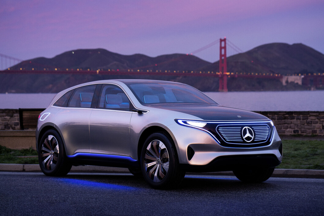 NESTE STJERNE: Mercedes EQ blir trolig det elektriske bidraget fra Daimler i 2018. NESTE STJERNE: Mercedes EQ blir trolig det elektriske bidraget fra Daimler i 2018.