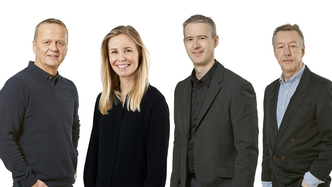 MOTORS TESTLAG: Dette er de fire ekspertene som tester bil for Motor, Rune Korsvoll (f.v.), Marlene Engan Aasen, Tom André Nilsen og Audun Bergerud. Foto: Bård Gudim MOTORS TESTLAG: Dette er de fire ekspertene som tester bil for Motor, Rune Korsvoll (f.v.), Marlene Engan Aasen, Tom André Nilsen og Audun Bergerud. Foto: Bård Gudim