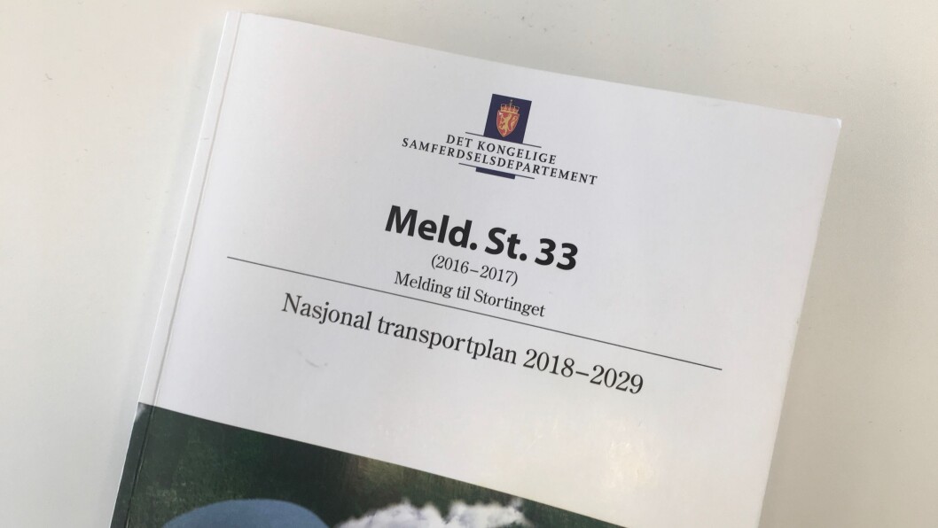 MELDING TIL STORTINGET: Nasjonal Transportplan 2018-29 MELDING TIL STORTINGET: Nasjonal Transportplan 2018-29