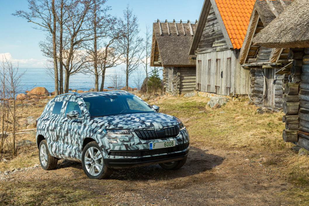 FOR MANGE: Karoq blir en kompakt SUV, som på vanlig Skoda-vis skal bli en rimelig bil for mange. Foto: Skoda FOR MANGE: Karoq blir en kompakt SUV, som på vanlig Skoda-vis skal bli en rimelig bil for mange. Foto: Skoda