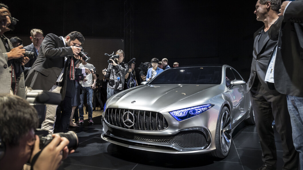 Nye Mercedes-Benz A-klasse fra bilutstillingen i Shanghai Nye Mercedes-Benz A-klasse fra bilutstillingen i Shanghai