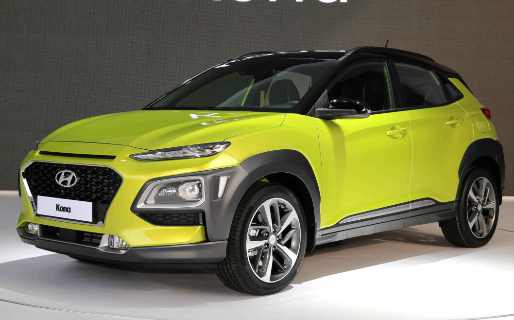 TREFFER BLINK: Med den kompakte SUV-en Kona treffer Hyundai blink i det norske bilmarkedet. Foto: Hyundai TREFFER BLINK: Med den kompakte SUV-en Kona treffer Hyundai blink i det norske bilmarkedet. Foto: Hyundai