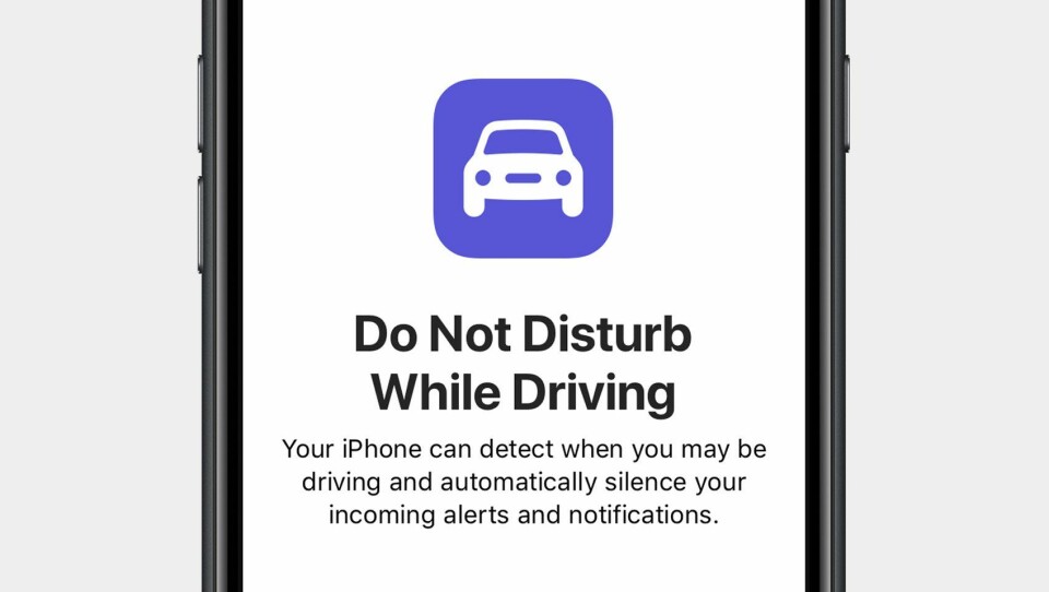 IKKE FORSTYRR: Apple kommer snart med en løsning der innringere blokkeres på din iPhone når du kjører.
