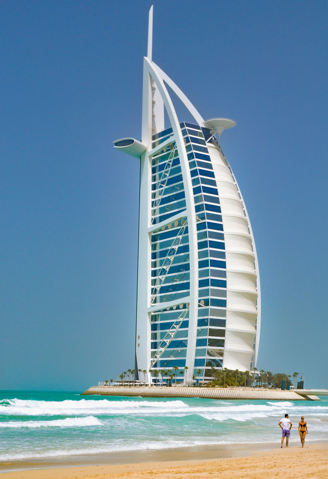 LANDEMERKE: Hotellet Burj Al Arab i Dubai LANDEMERKE: Hotellet Burj Al Arab i Dubai