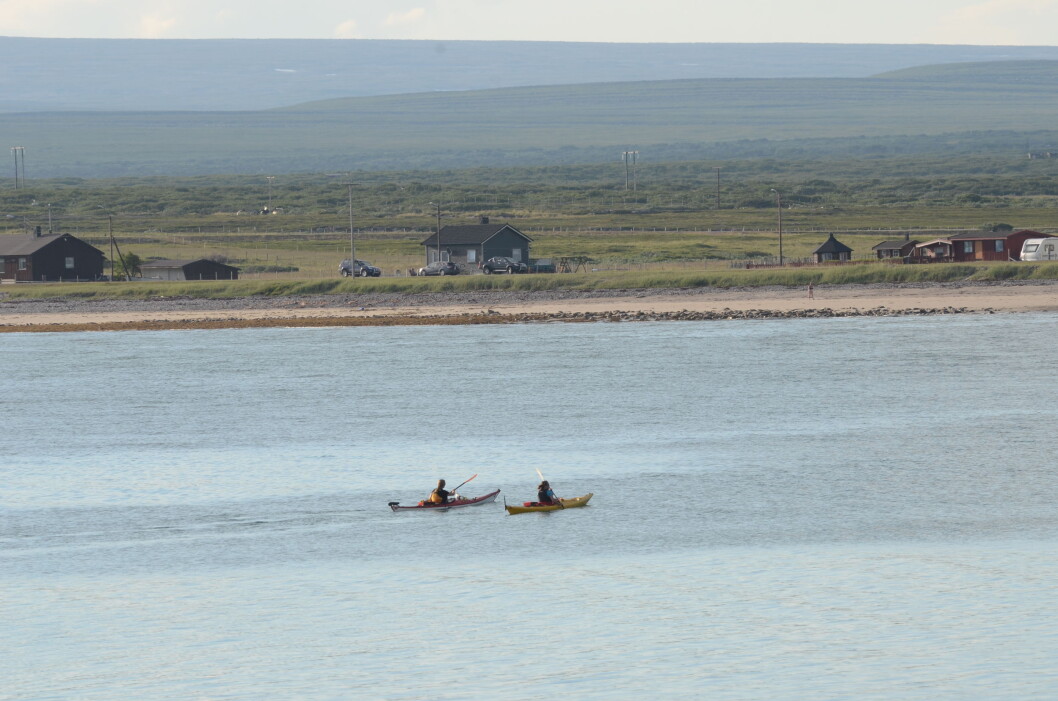 KRIGSMINNER: Padlere ved Ekkerøy, som hadde sterke tyske stillinger i 2. verdenskrig. KRIGSMINNER: Padlere ved Ekkerøy, som hadde sterke tyske stillinger i 2. verdenskrig.