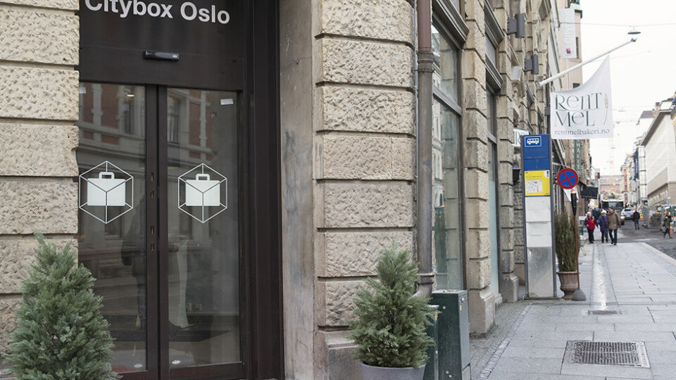 INGEN FOLK: Du møter ikke ansatte på Citybox i Oslo, men servicen er likevel helt OK.