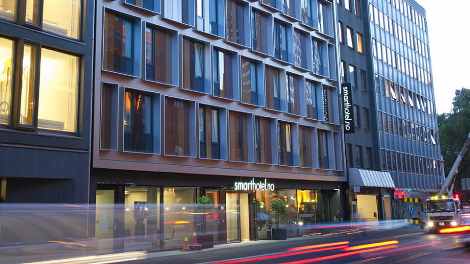 SMARTE GREIER: Billighotellet Smarthotel ligger i St. Olavs gate, midt i hovedstaden.