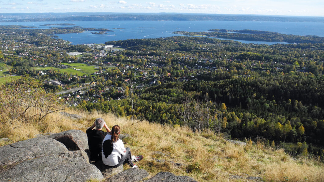 UTSYN: Skaugumsåsen er sannsynligvis Askers mest populære utsiktspunkt – med god grunn. Foto: Per Roger Lauritzen UTSYN: Skaugumsåsen er sannsynligvis Askers mest populære utsiktspunkt – med god grunn. Foto: Per Roger Lauritzen