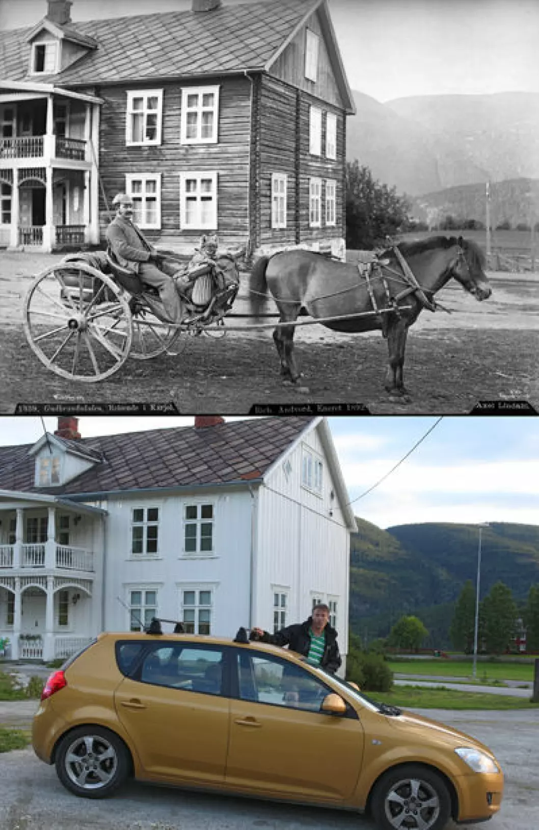 1886 og 2016: Listad i Sør-Fron i Gudbrandsdalen, Oppland. Foto: Axel Lindahl/Oscar Puschmann